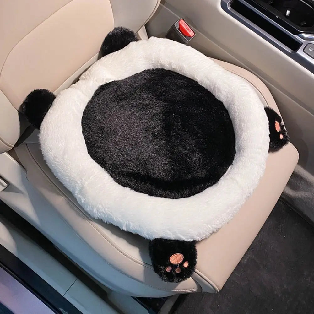 Creative Cartoon Rabbit Panda Auto Car Seat Head Neck Rest Cushion Headrest Pillow Plush Pad Car Safety Decorative Car Pillow