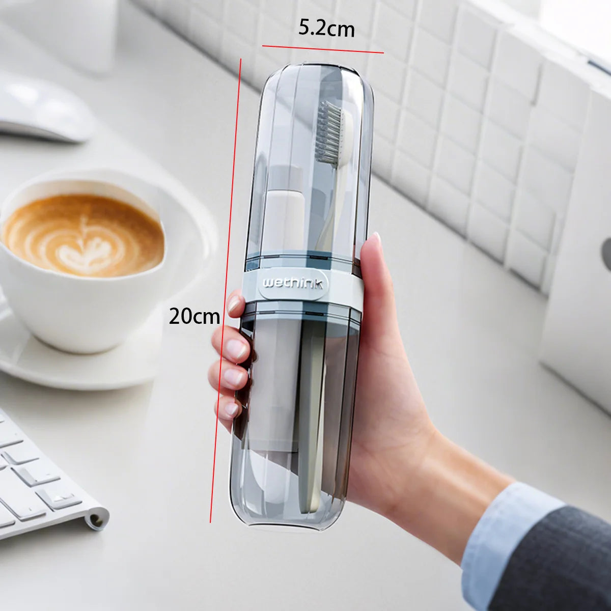 Portable Toothpaste Toothbrush Protect Holder Case Travel Camping Storage Box Protect Toothbrush Toothpaste from Dirt and Damage - Acros
