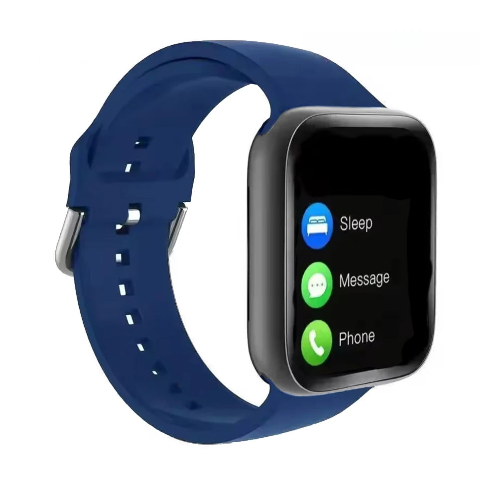 Ansoff 2025 smartwatch for men and women with 1.73-inch screen, Bluetooth call, blood oxygen, and pressure monitoring.