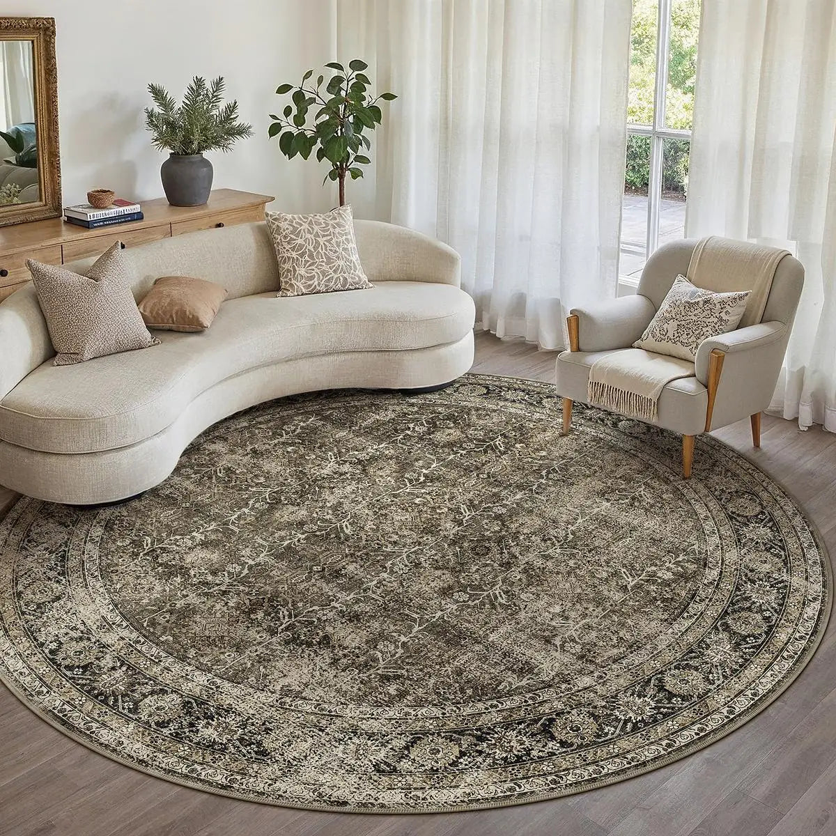 VIKAMA Nordic Light Luxury Large Carpet Living Room Sofa Tea Table Carpet Bedroom Bedside Carpet Modern Simple Home Decoration