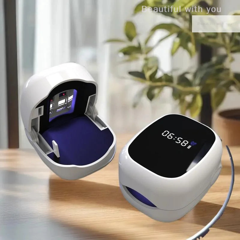 Nail Fungus Laser Device 470NM Blue Light+910NM Ultra-Pulsed Invisible Laser Wireless Cold Laser Therapy Nail Cleaning Nail Care