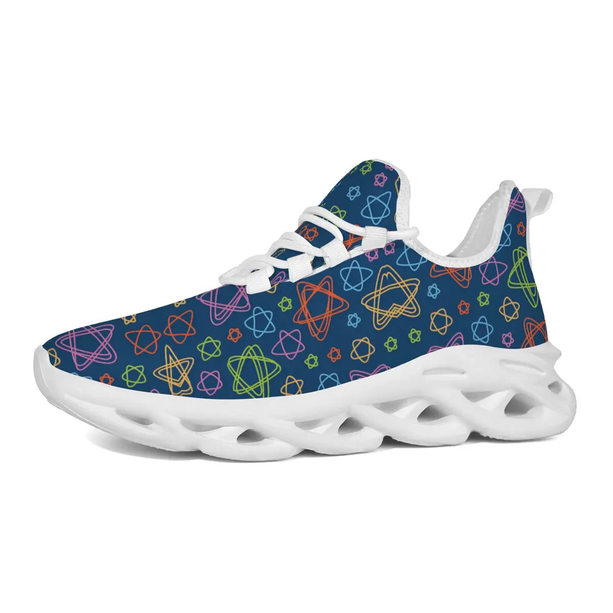 Ansoff men's athletic sneakers with soft soles, lace-up design, suitable for walking, training, gym, and travel activities.