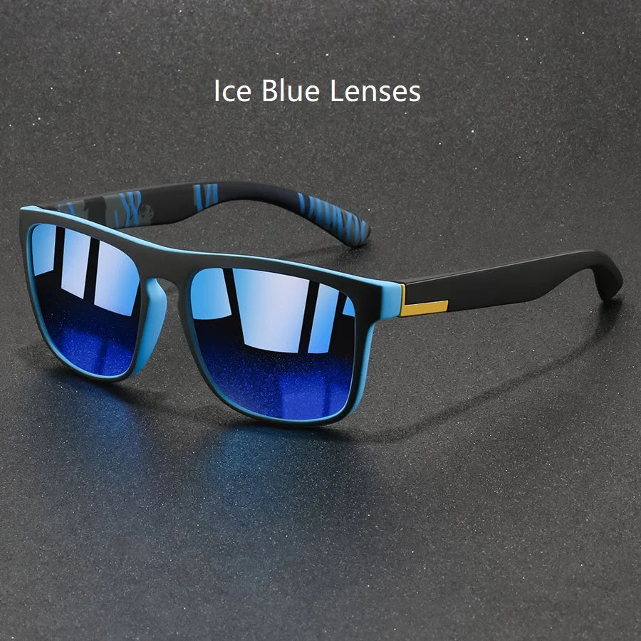 Fashion Vintage Square Sunglasses Men Women Fishing Driving Man Luxury Brand Designer Sun Glasses Anti-Glare Retro Eyewear - Acros