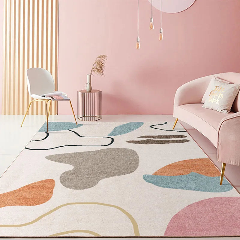VIKAMA Nordic Light Luxury Living Room Carpet Sofa Coffee Table Floor Mat Bedroom And Lounge Large Area Carpet Home Decoration