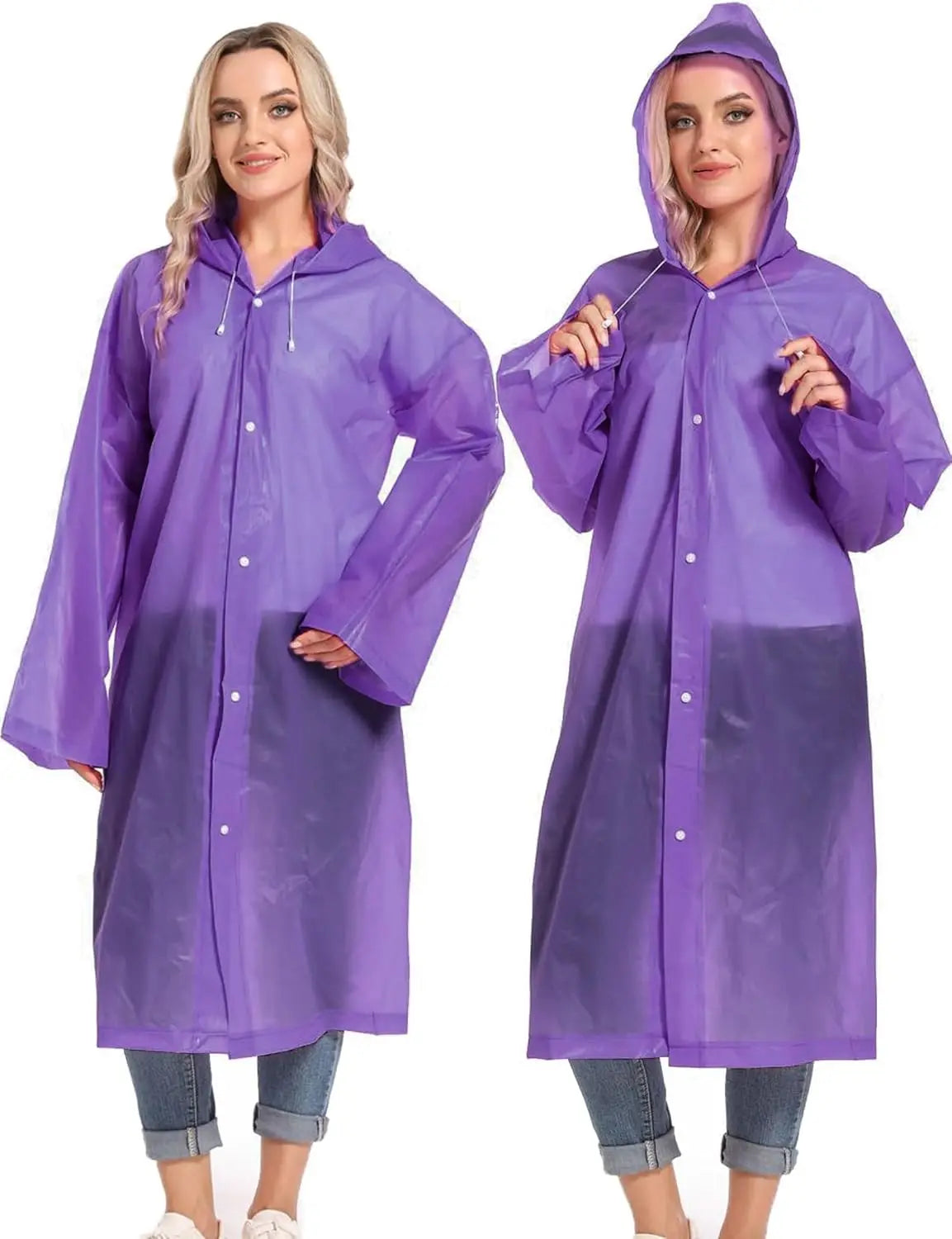 1piece 150*70CM EVA Unisex Raincoat Thickened Raincoat Women Waterproof Men Black Camping Waterproof Rainwear Suit