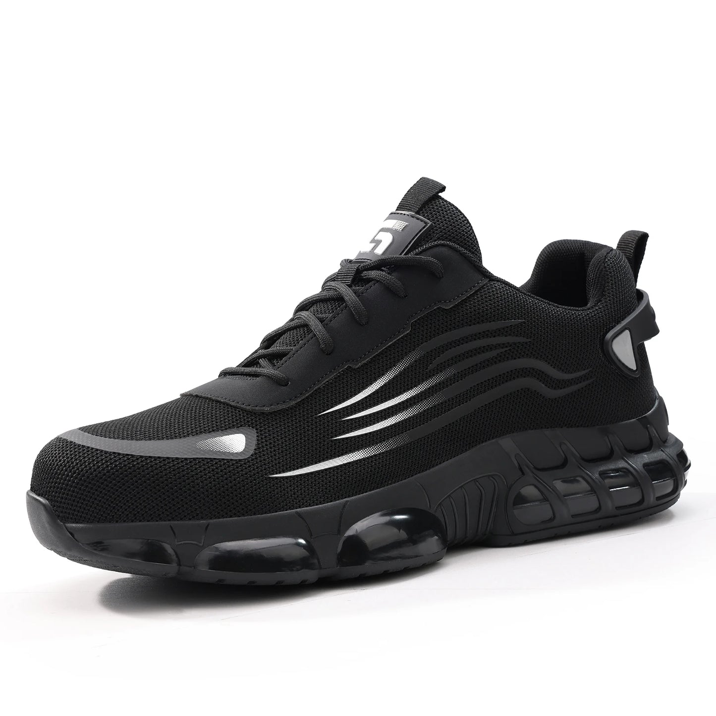 Men's Ansoff work shoes with anti-shock, anti-stab features, lightweight design, TPU sole, suitable for all seasons.