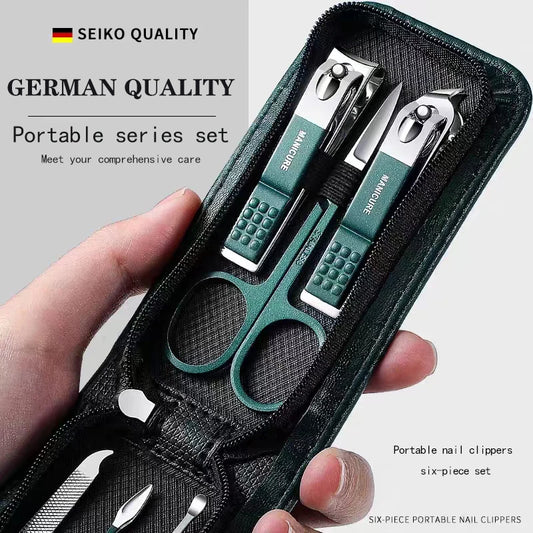 Nail Scissors Set Household High End Mens And Womens Special Nail Clippers Manicure Beauty Tools 6 Piece Portable Household - Acros