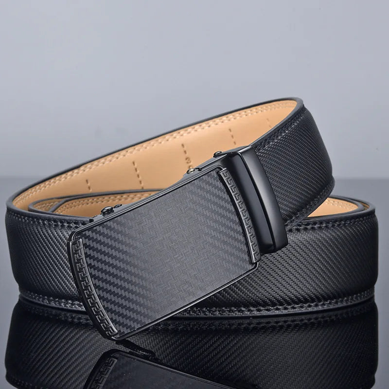 Genuine leather luxury men's and women's business belt by Ansoff featuring a classic design and high-quality craftsmanship.