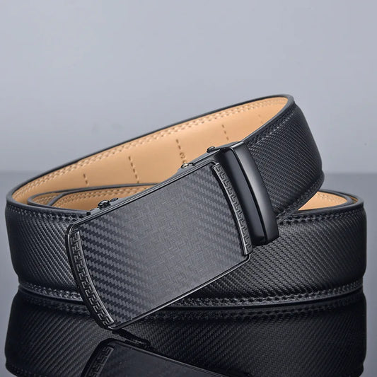 Genuine leather luxury men's and women's business belt by Ansoff featuring a classic design and high-quality craftsmanship.