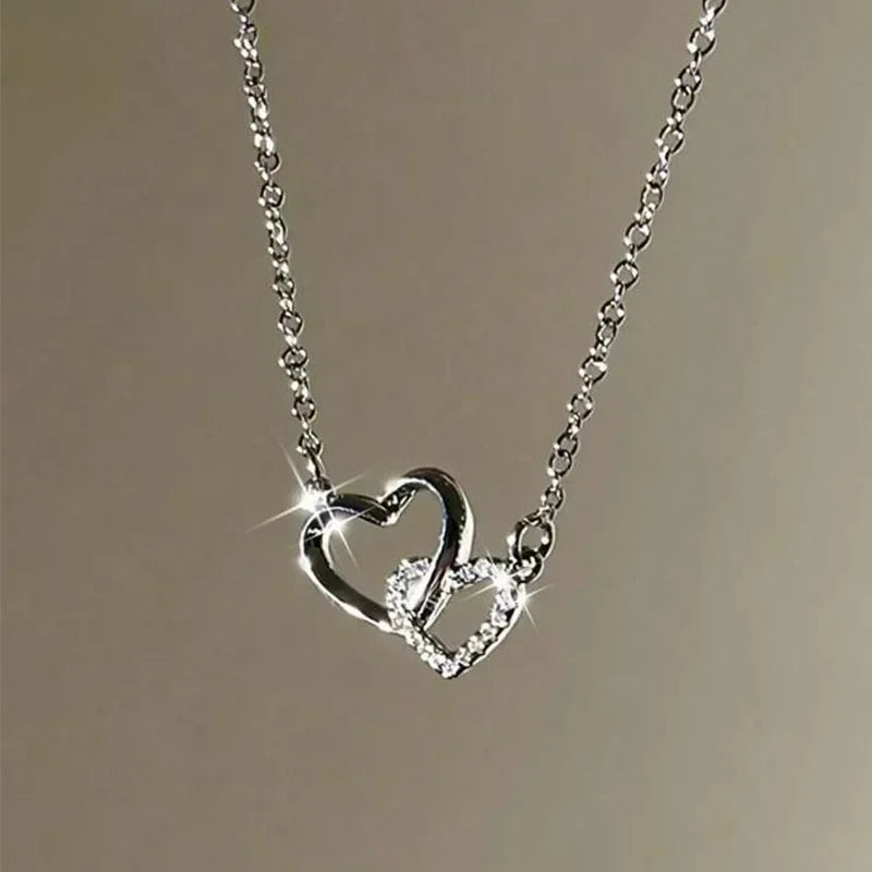 Minimalist Metal Water Drop Shaped Pendant Necklace for Women Simple Adjustable Long Black Rope Sweater Chain Fashion Jewerly