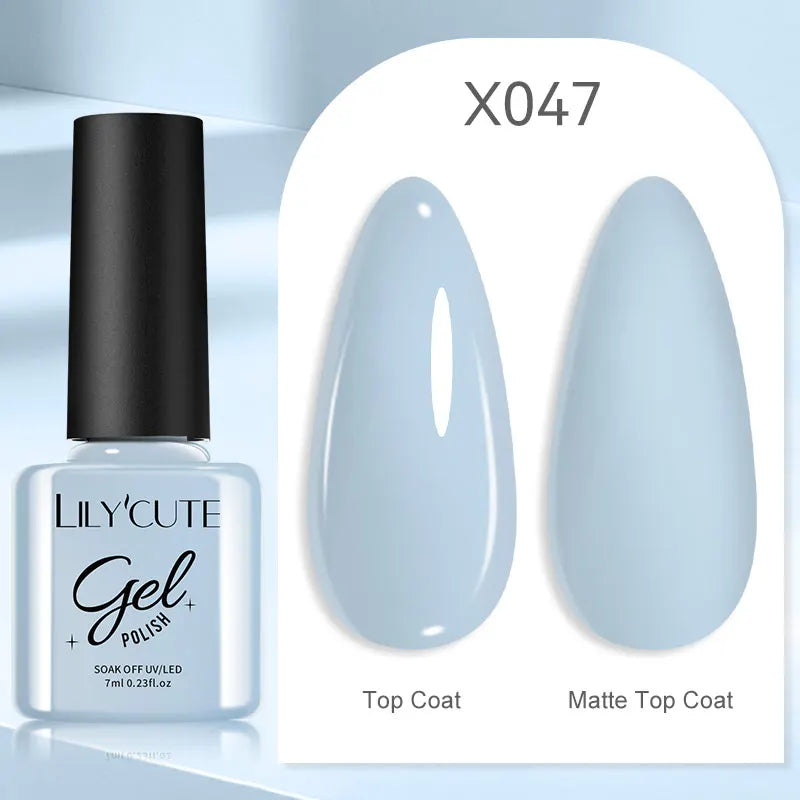 LILYCUTE 5ML Champagne Gold Reflective Glitter Liner Gel Nail Polish Bright Sparkling French Semi Permanent Nail Painting UV Gel