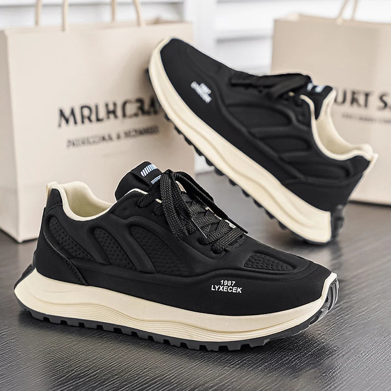 Men's Shoes 2026 Spring New Arrival Low Cut Soft Soled Breathable Walking Shoes Men's Trendy Casual Sports Shoes Male Trainers - Acros