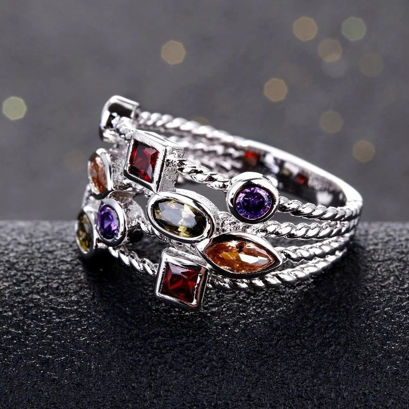 2024 Unique Punk Fashion Personality Retro Style Three-dimensional Ring European Pattern Artificial Ring Jewelry Wholesale
