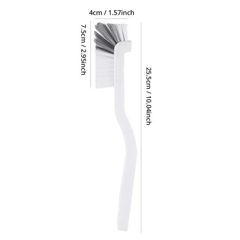 Ansoff Japanese sink and motorcycle cleaning brush with long handle and elbow design for cleaning tail holes and crevices.