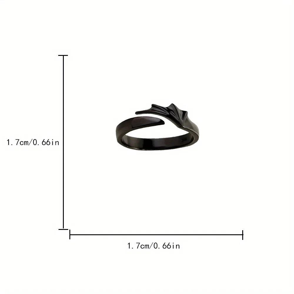 2024 Unique Punk Fashion Personality Retro Style Three-dimensional Ring European Pattern Artificial Ring Jewelry Wholesale