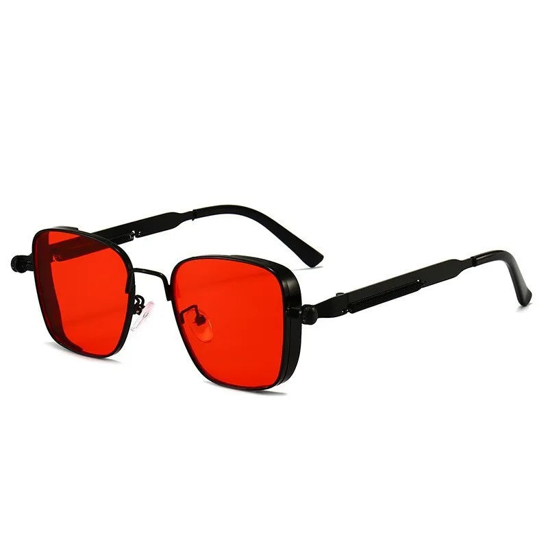 2025 Polarized Sunglasses Men High End Handsome Driving Special Anti UV High Quality Metal Punk Fashion Trends Sunglasses - Acros