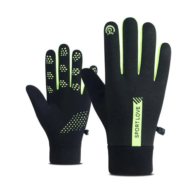 Winter Gloves Women Cycling Bike Thermal Fleece Cold Resistance Wind Waterproof Bicycle Warm Outdoor Running Skiing Mittens - Acros