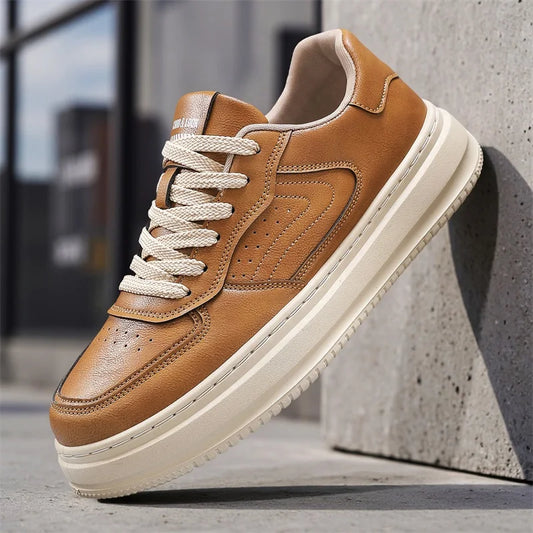 Ansoff men's casual spring and autumn soft-sole non-slip outdoor walking shoes with a stylish design and lightweight construction.