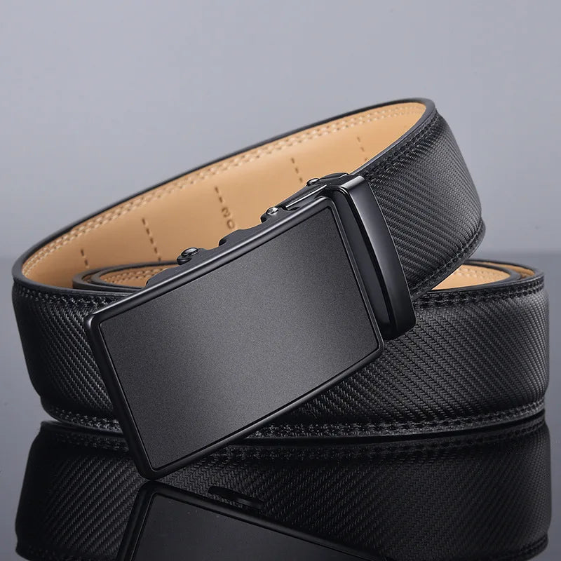 Genuine leather luxury men's and women's belts by Ansoff, stylish business fashion belts with a sleek design and high-quality finish.