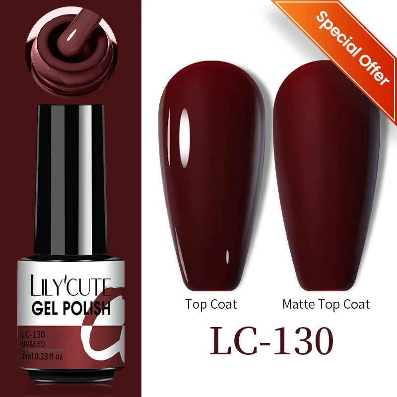 LILYCUTE 5ML Champagne Gold Reflective Glitter Liner Gel Nail Polish Bright Sparkling French Semi Permanent Nail Painting UV Gel