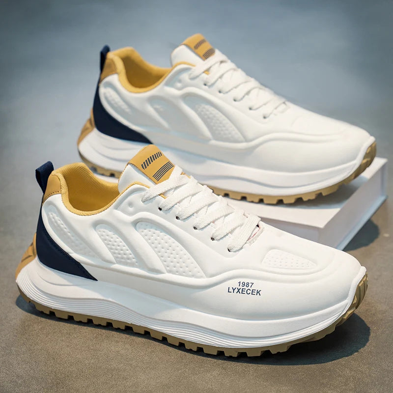 Men's Shoes 2026 Spring New Arrival Low Cut Soft Soled Breathable Walking Shoes Men's Trendy Casual Sports Shoes Male Trainers - Acros