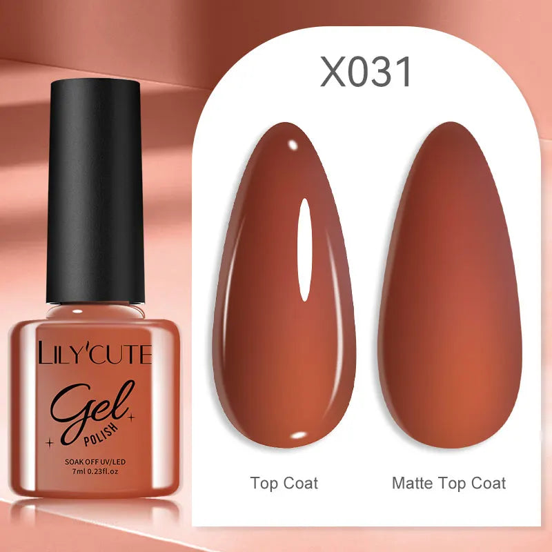LILYCUTE 5ML Champagne Gold Reflective Glitter Liner Gel Nail Polish Bright Sparkling French Semi Permanent Nail Painting UV Gel