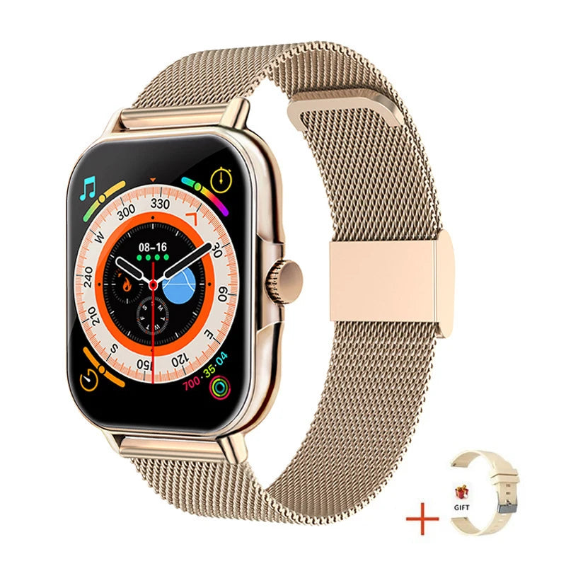 2025 2.01'' Smart Watch BT Call Play Music Heart Monitor Smartwatch Fitness Clock Digital Sports Watches for Men Women Android
