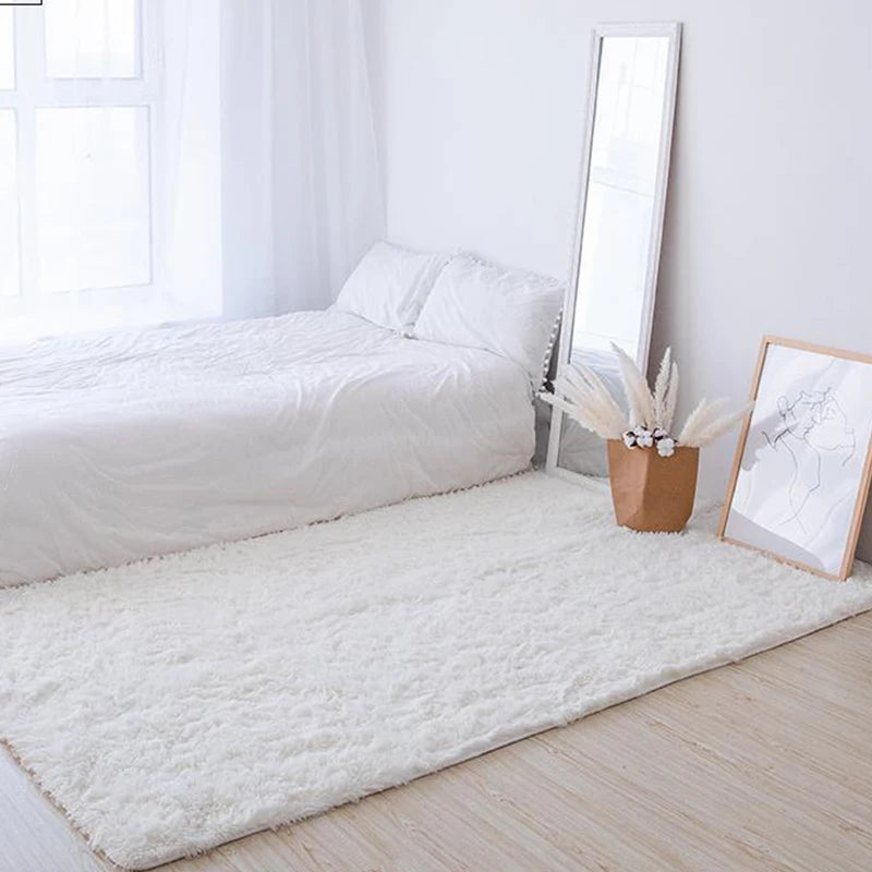 Extra Large Nordic Furry Carpet Hall Carpets On The Floor Nursery Children Room's Non Slip Rugs Bedroom Home Decor Washable Mats