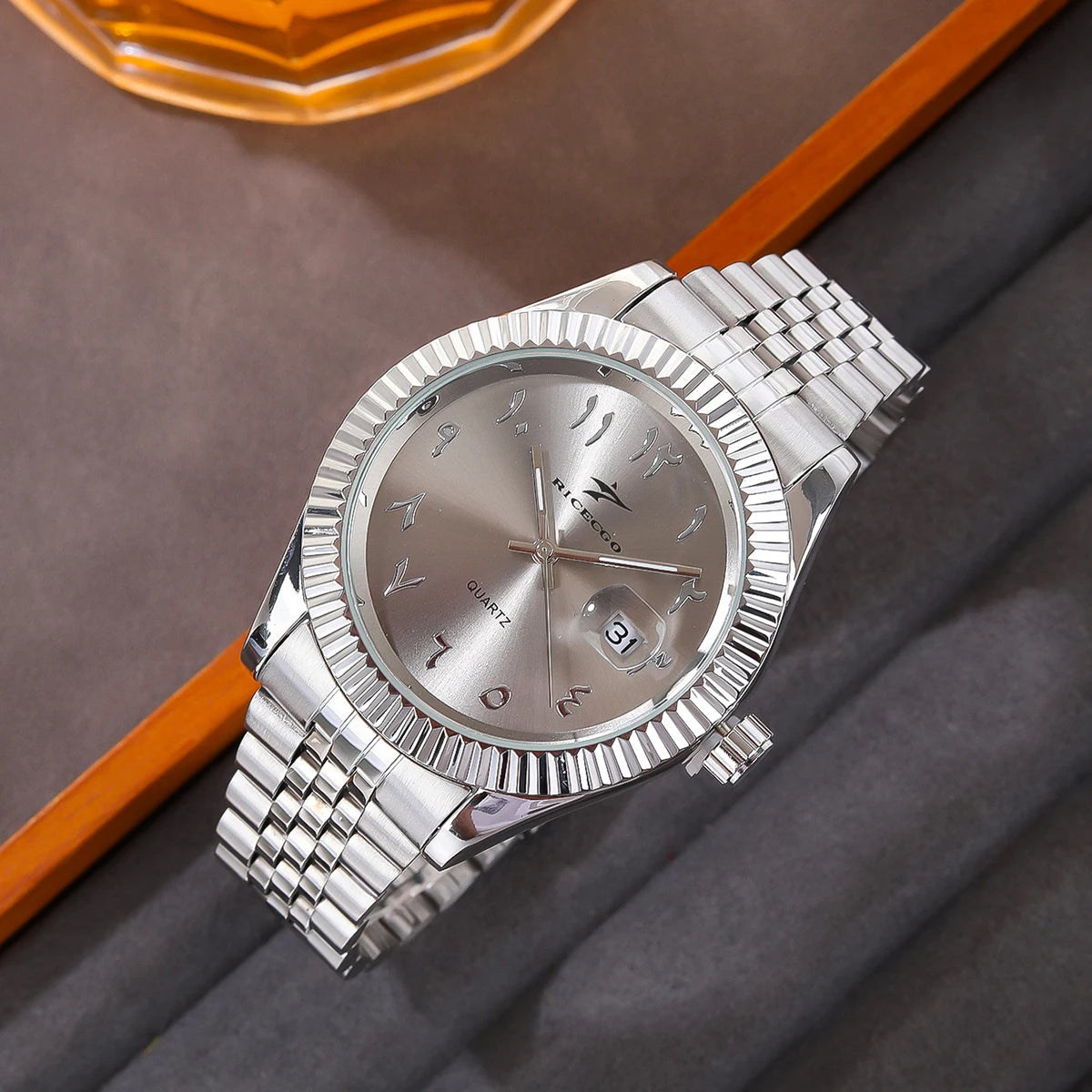 Fashion Men's Watches Date High-end Luxury Casual Sport Clock Classic Business Quartz Male Stainless Steel Wristwatches - Acros