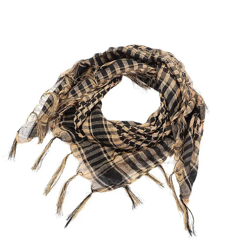 Summer Men Tactical Arab Scarf Women Fashion Lightweight Hijab Scarf Spring Army Plaid Head Scarf Keep Warm 2020 New Hot Sale