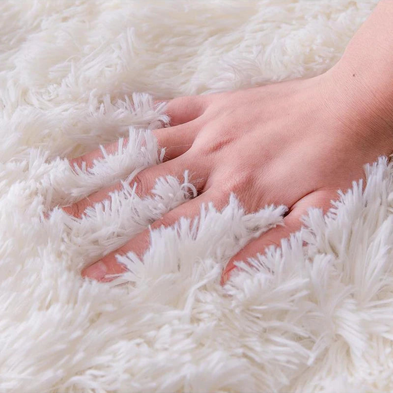 Extra Large Nordic Furry Carpet Hall Carpets On The Floor Nursery Children Room's Non Slip Rugs Bedroom Home Decor Washable Mats