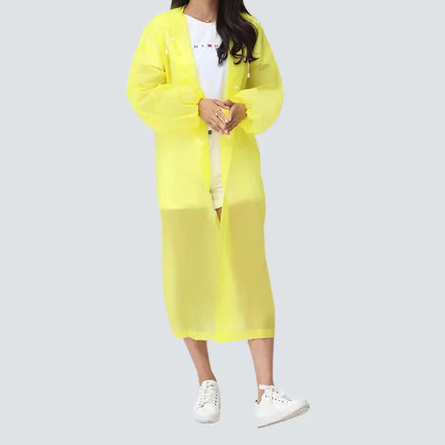 Fashion Adult Raincoat Thickened Waterproof Kids EVA Rain Coat Clear Transparent Suit Raincoats Tour Waterproof Rainwear