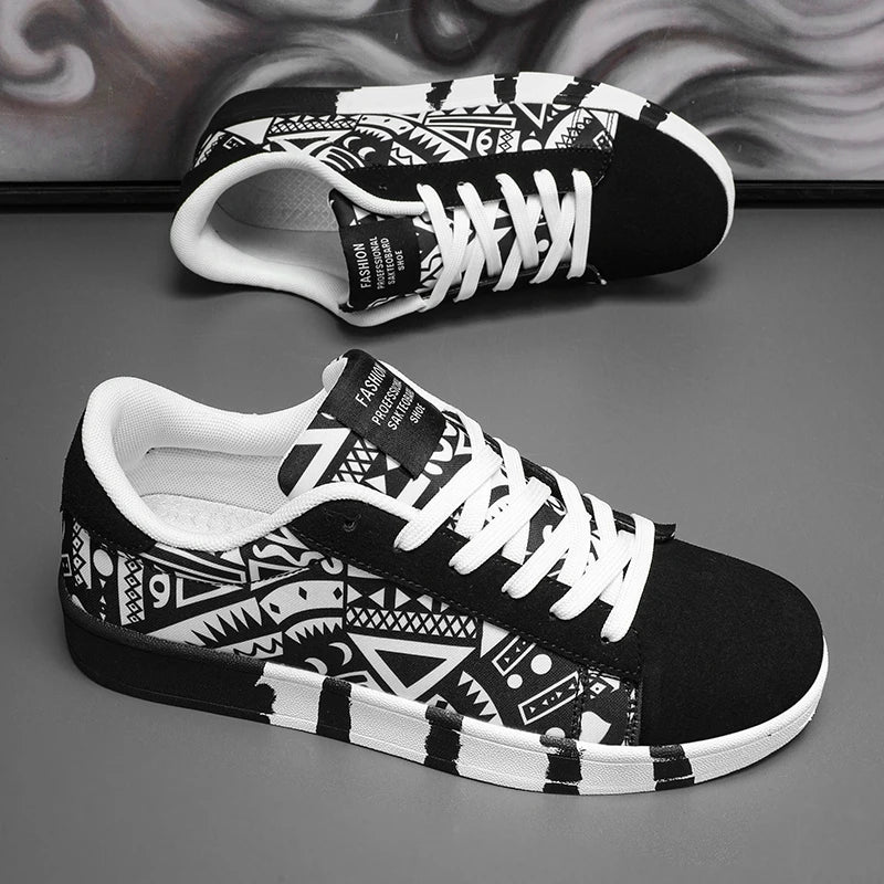 Men's flat-bottomed outdoor sneakers by Ansoff, colorful, non-slip fitness shoes with comfort and high-quality outdoor design.