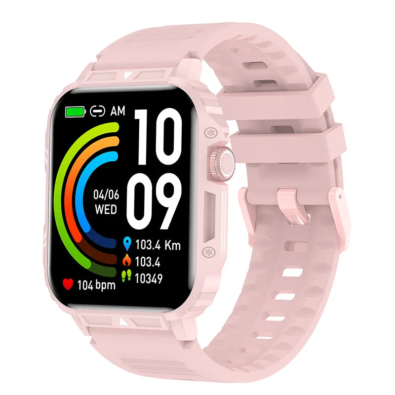 2025 Luxury Military Smart Watch Men Health Monitor Wireless Call Fitness Clock Sports Waterproof Smartwatch for Women Android