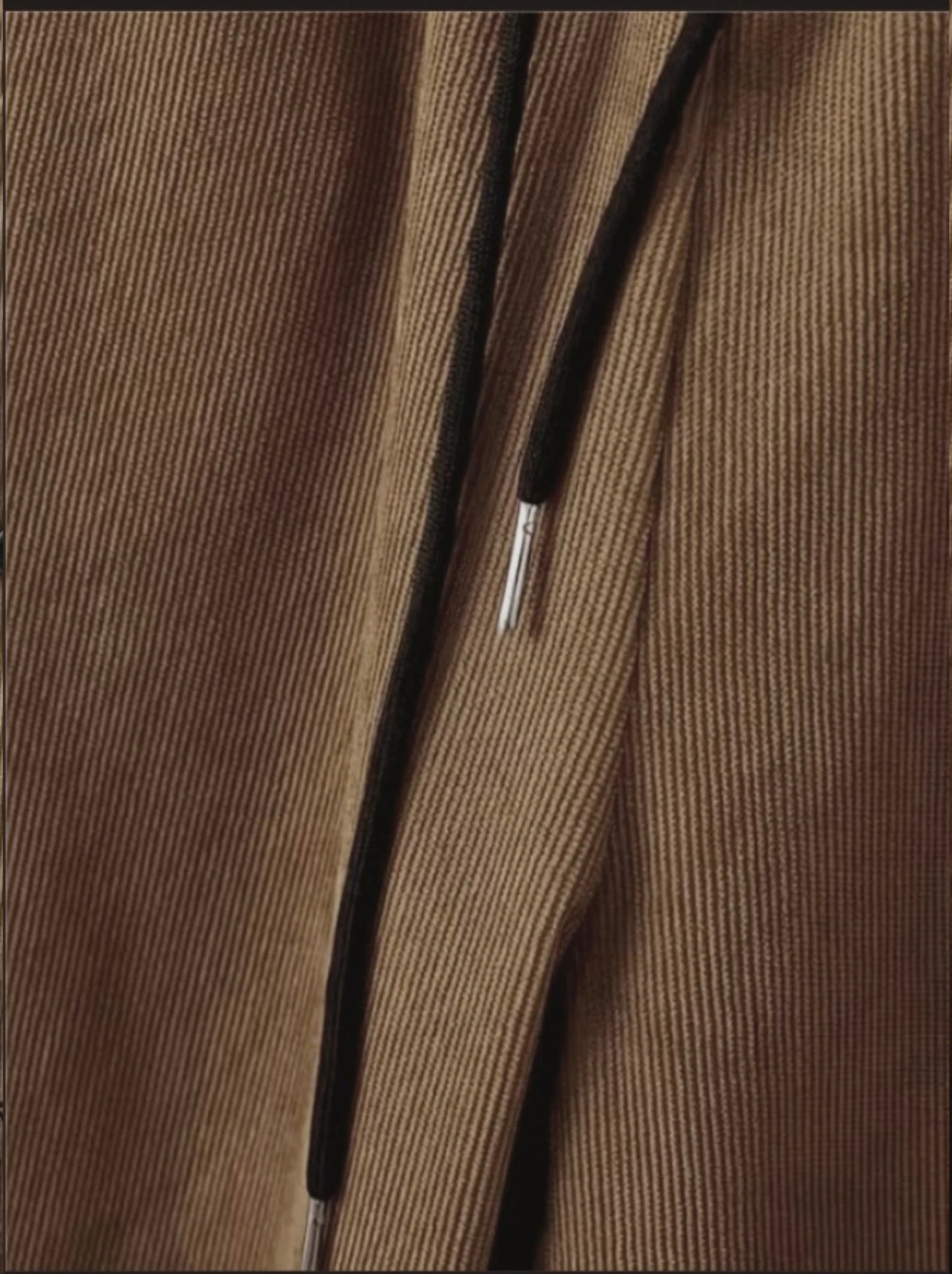 Men's solid color corduroy suit by Ansoff, featuring a long sleeve shirt and matching pants for a casual yet stylish look.