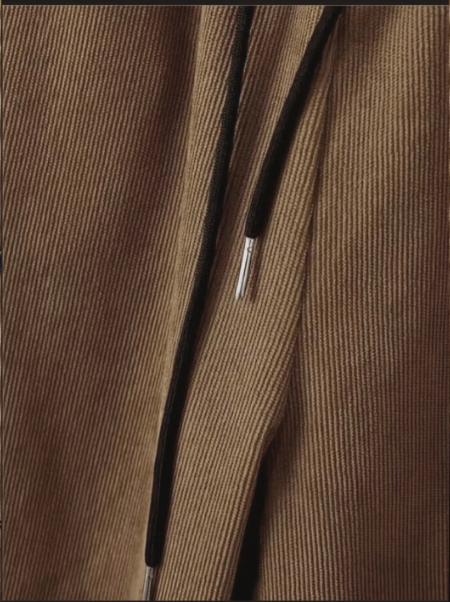 Men's solid color corduroy suit by Ansoff, featuring a long sleeve shirt and matching pants for a casual yet stylish look.