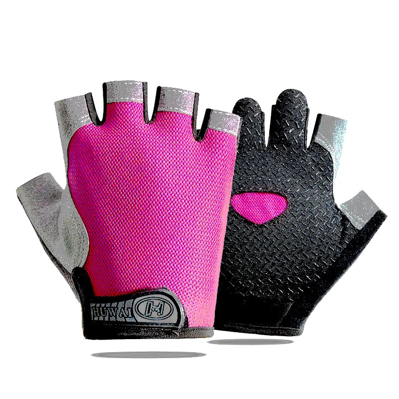 Gym Gloves Fitness Training Fingerless Women Men Bodybuilding Exercise Sports Gloves for Cycling Bicycle Anti Slip Breathable