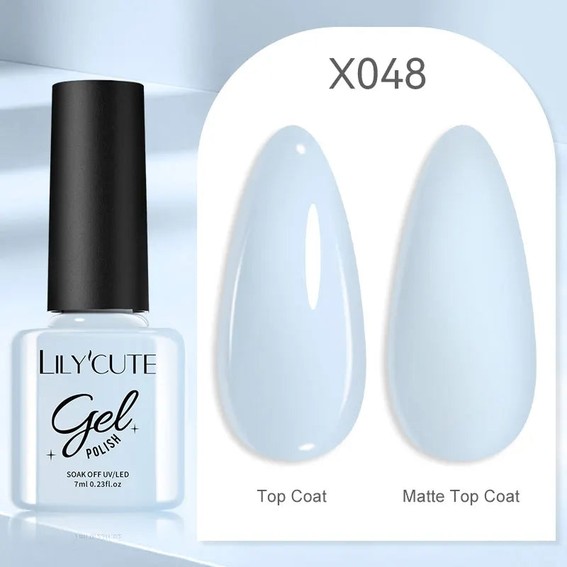 LILYCUTE 5ML Champagne Gold Reflective Glitter Liner Gel Nail Polish Bright Sparkling French Semi Permanent Nail Painting UV Gel