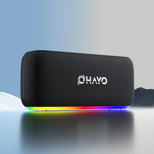 OHAYO Speakers Bluetooth 6.0 Wireless: 60W Loud Speaker with Bass, Dynamic RGB Beat Lights, Portable Speaker for Desktop,Outdoor