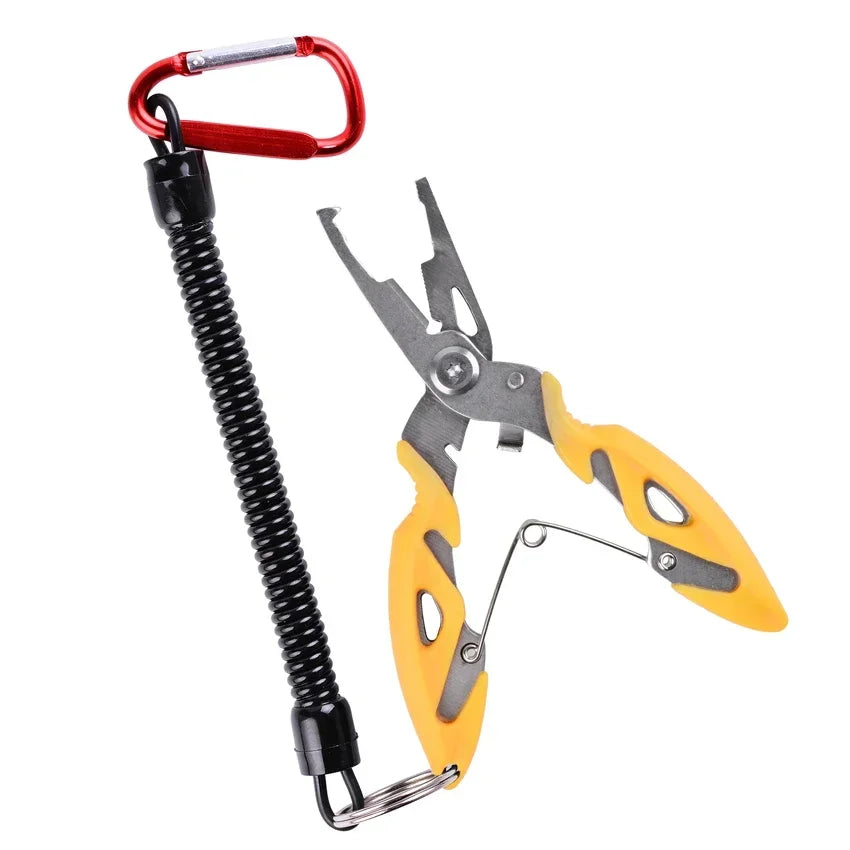 Multifunction Fishing Pliers Tools Accessories for Goods Winter Tackle Pliers Vise Knitting Flies Scissors Braid Set Fish Tongs - Acros