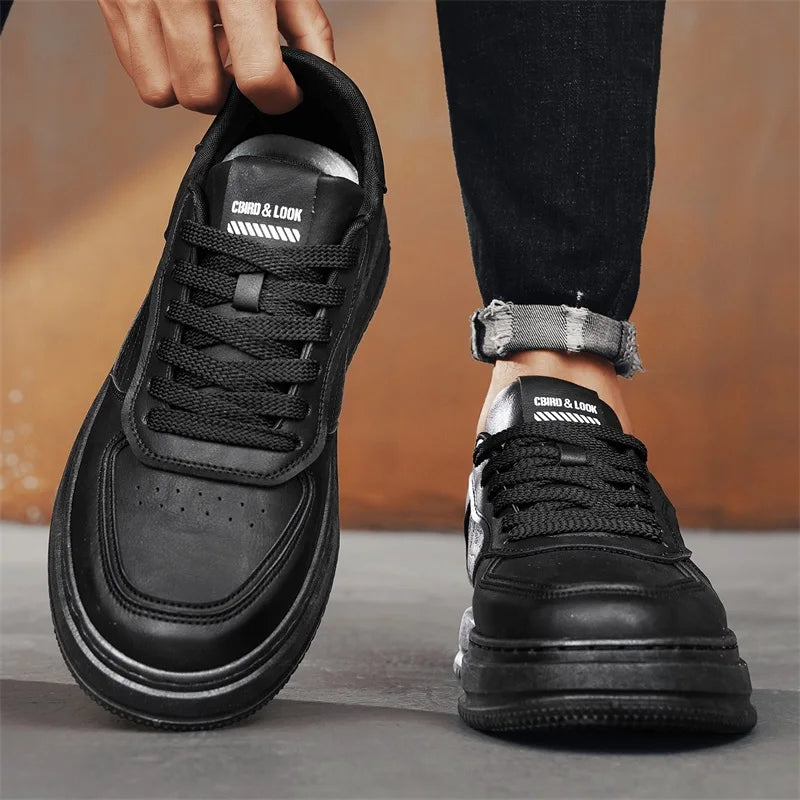 Men's Ansoff casual spring and autumn soft-sole non-slip outdoor walking shoes with light sport design and stylish Joker fashion details.