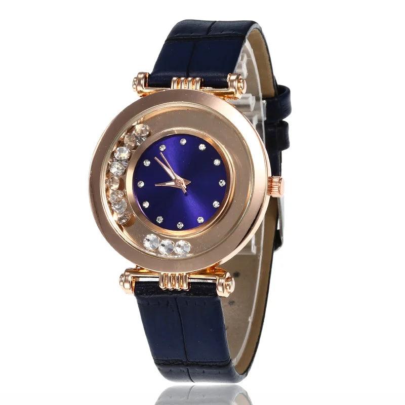 Watches for Women Female Luxury Temperament Ladies Watch Leather Belt Watch Analog Quartz Watch Reloj Mujer Montre Femme - Acros