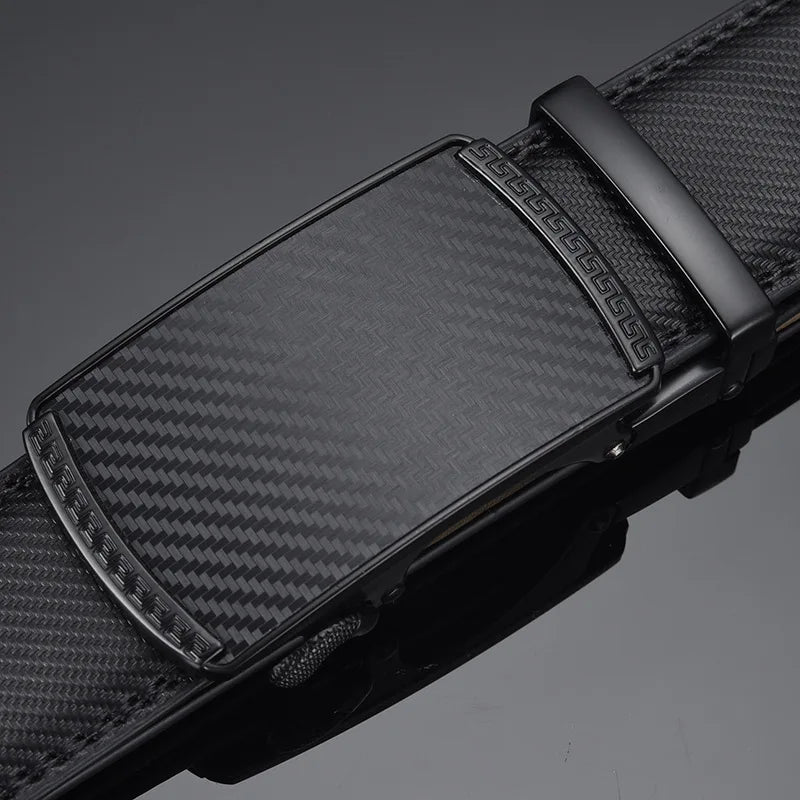 Genuine leather luxury men's and women's fashion belt by Ansoff, featuring a sleek design and classic buckle for business and casual wear.