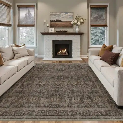 VIKAMA Nordic Light Luxury Large Carpet Living Room Sofa Tea Table Carpet Bedroom Bedside Carpet Modern Simple Home Decoration
