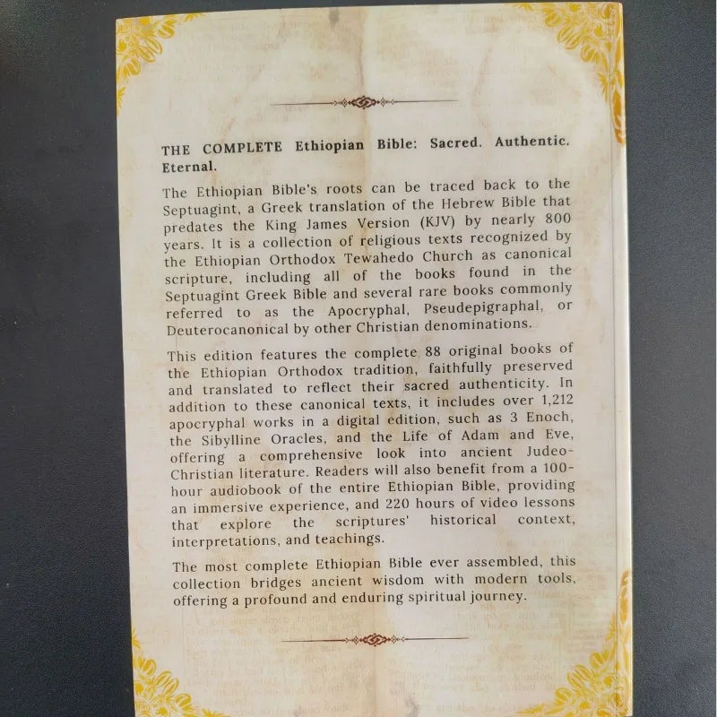 The Forgotten Ancient Bible: The Complete Ethiopian Bible: A More Complete English Collection Than The Mainstream Bible.