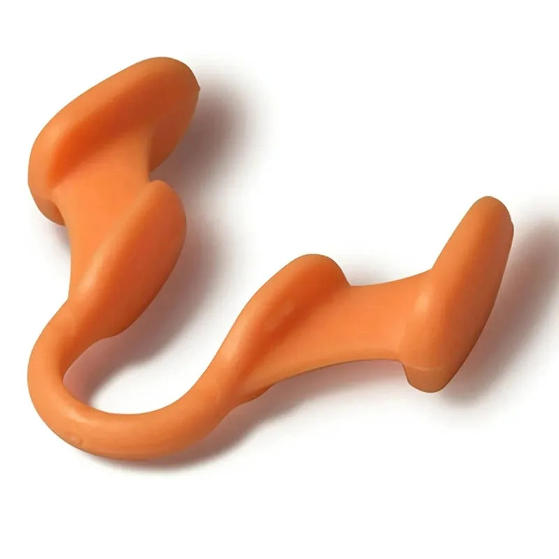 Ansoff 2-pack silicone nose clips for snoring relief, elastic anti-snoring devices designed to improve sleep quality.