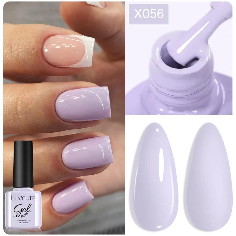 LILYCUTE 5ML Champagne Gold Reflective Glitter Liner Gel Nail Polish Bright Sparkling French Semi Permanent Nail Painting UV Gel