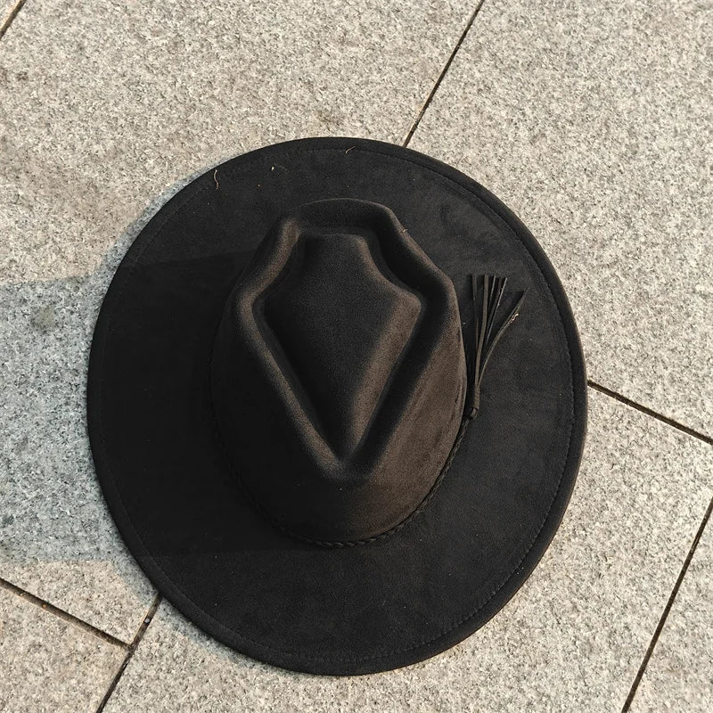 Dark turquoise suede fedora hat with heart and arrow design, stylish felt jazz hat for men and women, perfect for autumn winter wear.