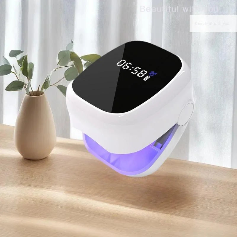 Nail Fungus Laser Device 470NM Blue Light+910NM Ultra-Pulsed Invisible Laser Wireless Cold Laser Therapy Nail Cleaning Nail Care