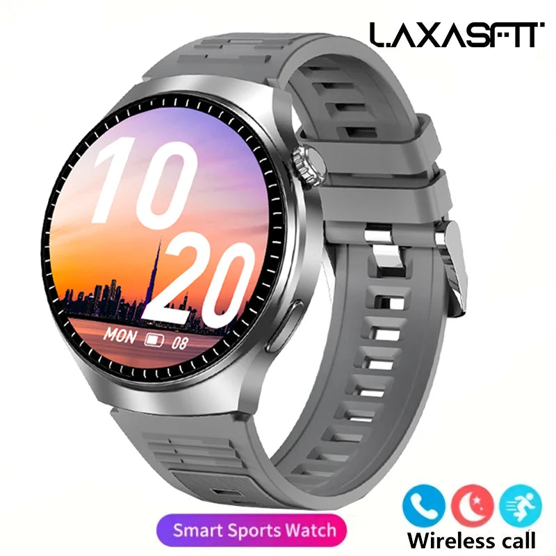 Ansoff G.L Wear 2025 men's smart watch with HD display, health tracking, Bluetooth calling, voice assistant, and sports features.
